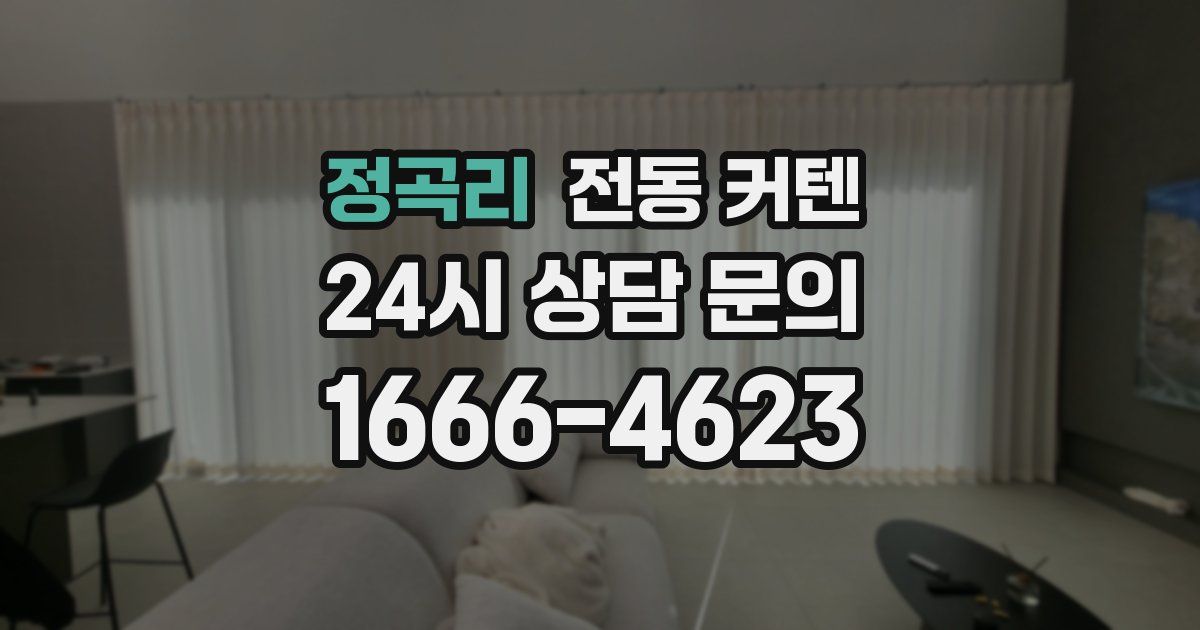 정곡리 전동 커텐