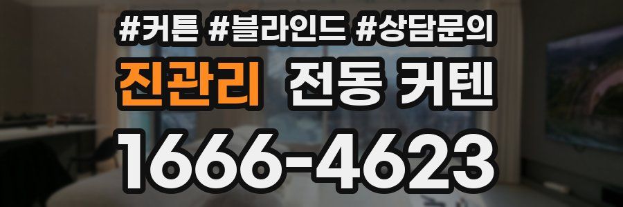 진관리 전동 커텐