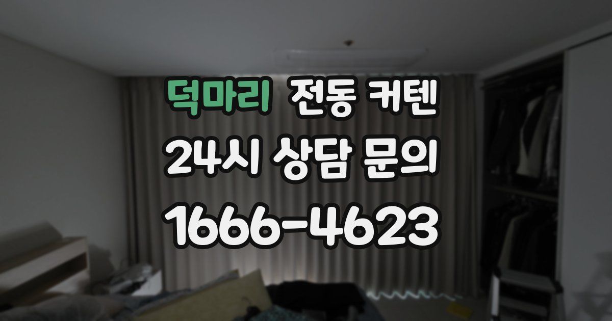 덕마리 전동 커텐