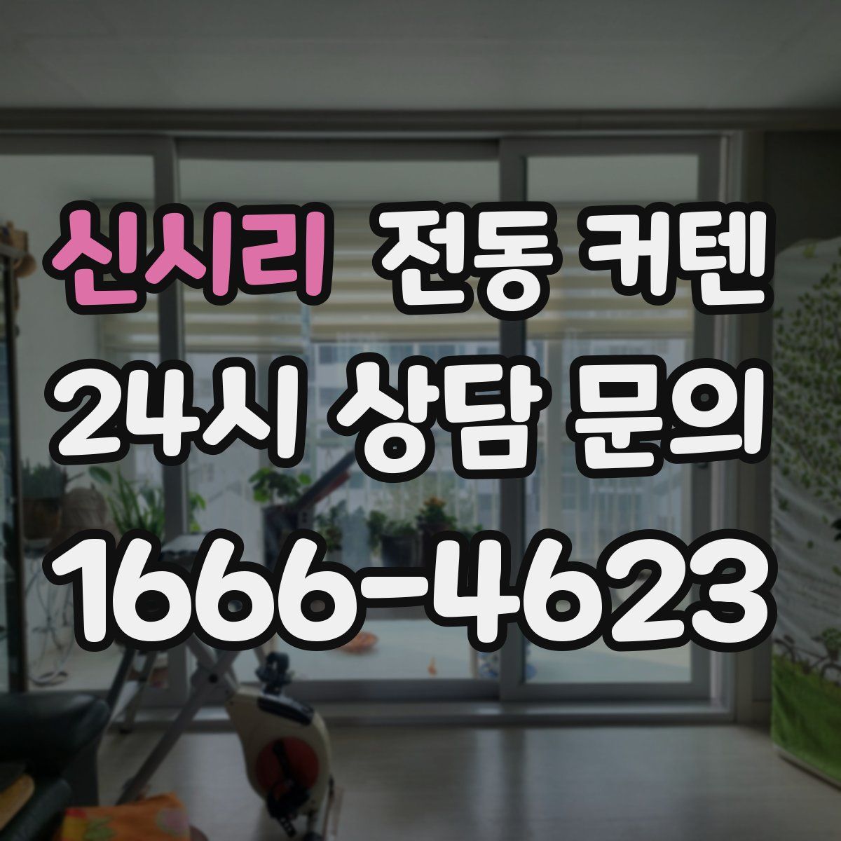 신시리 전동 커텐