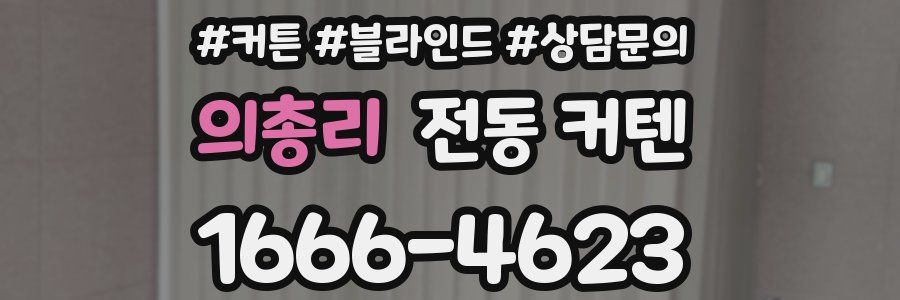 의총리 전동 커텐