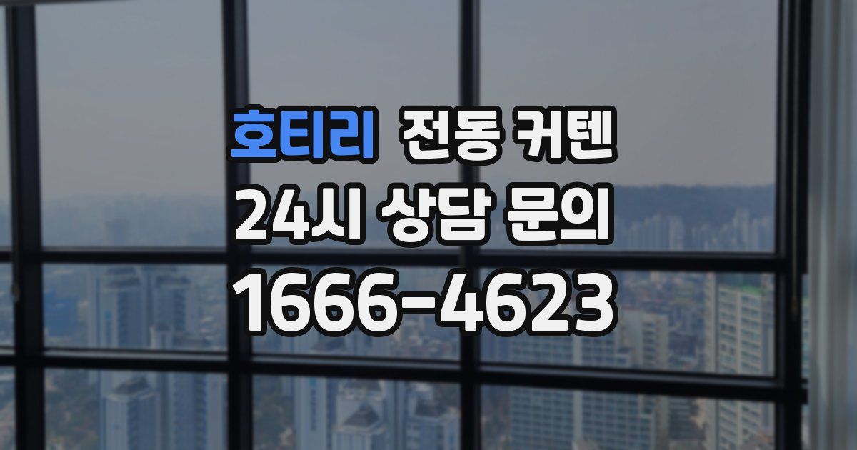 호티리 전동 커텐
