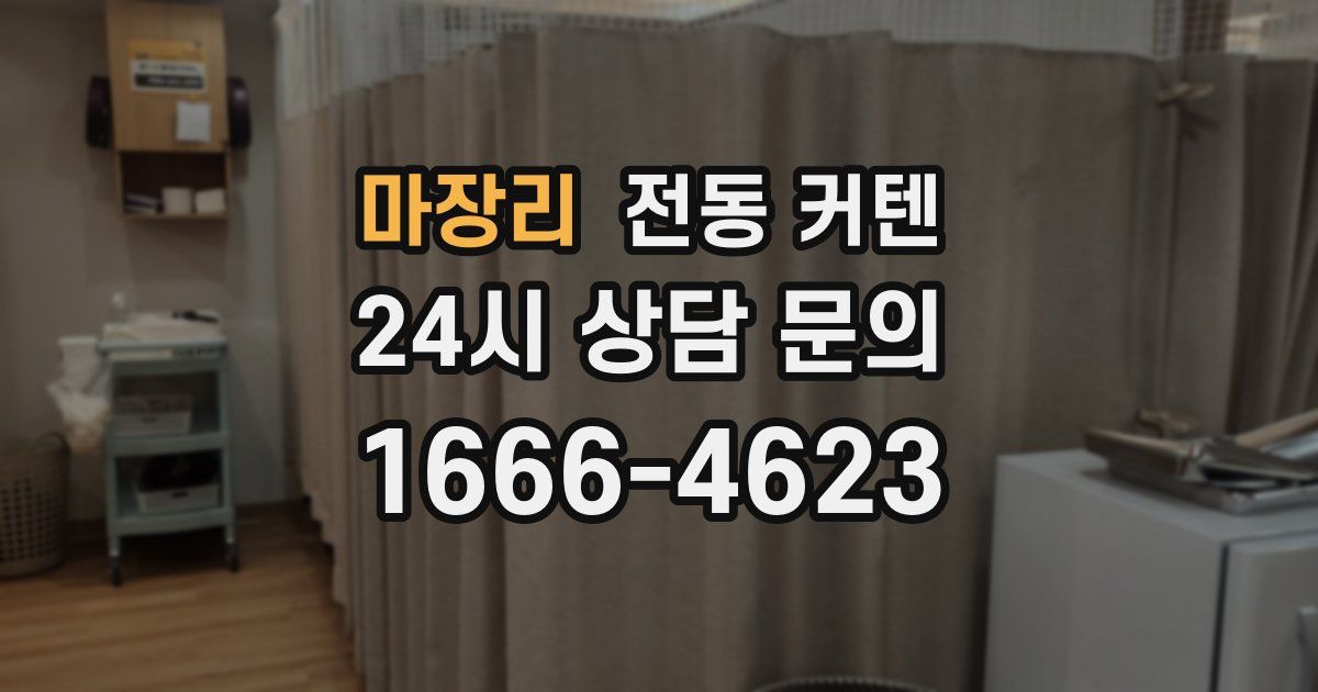 마장리 전동 커텐