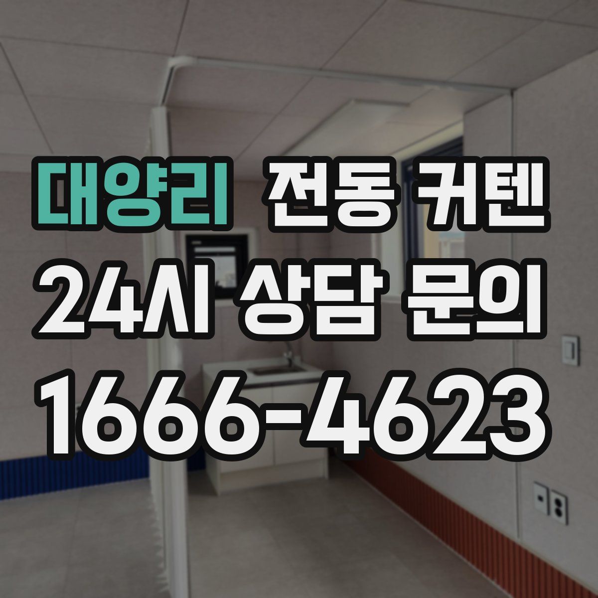 대양리 전동 커텐