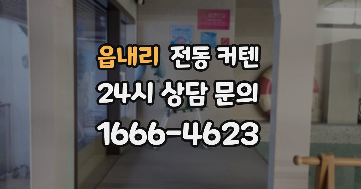읍내리 전동 커텐