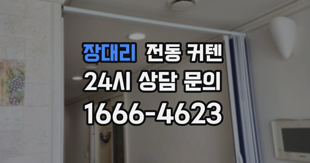 장대리 전동 커텐