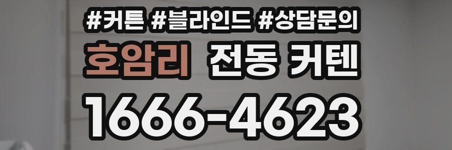 호암리 전동 커텐