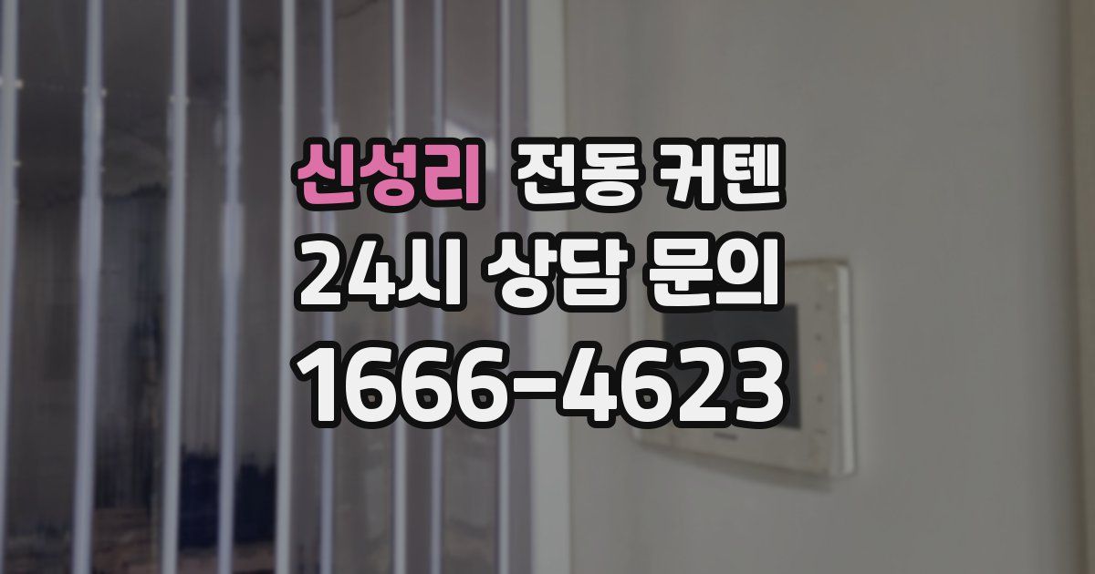 신성리 전동 커텐