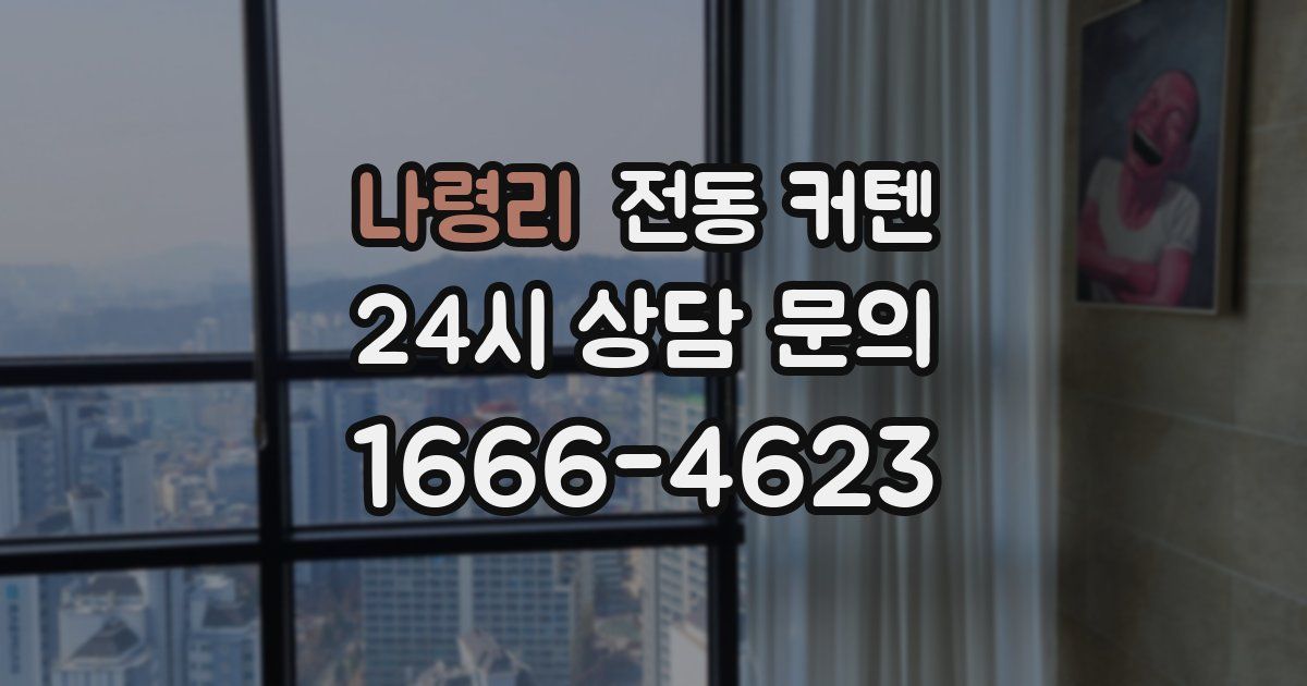 나령리 전동 커텐