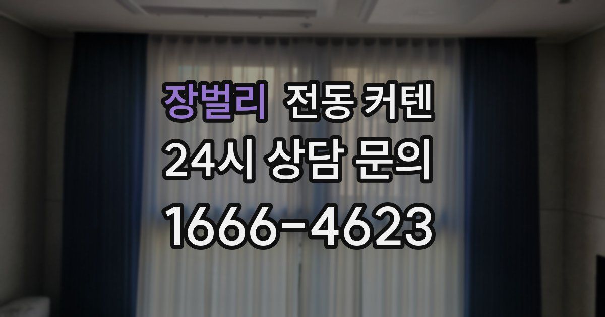 장벌리 전동 커텐