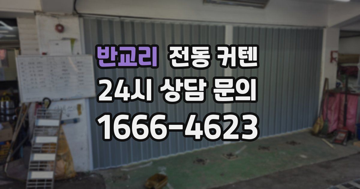 반교리 전동 커텐