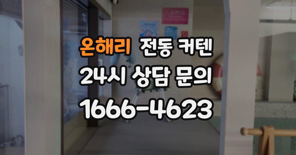 온해리 전동 커텐