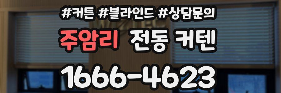 주암리 전동 커텐