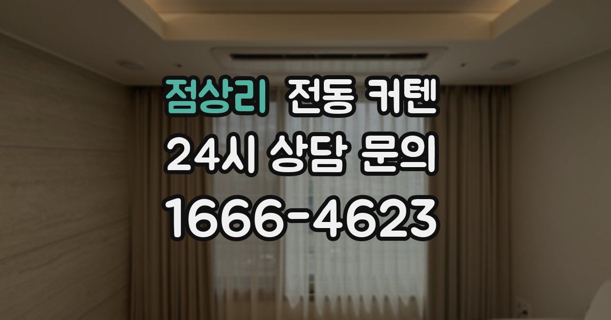 점상리 전동 커텐