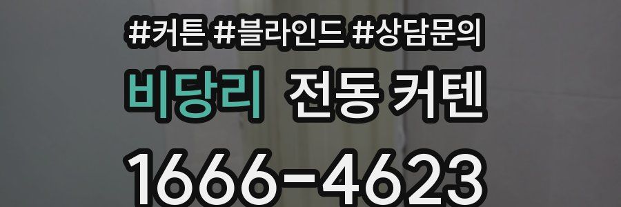 비당리 전동 커텐