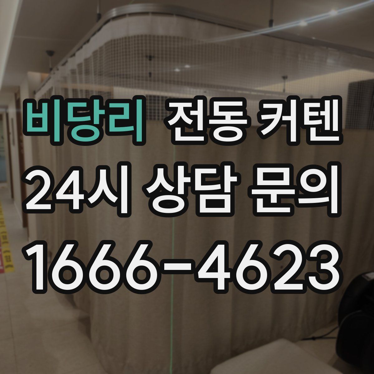 비당리 전동 커텐