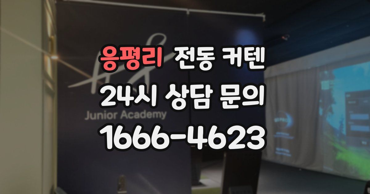 응평리 전동 커텐