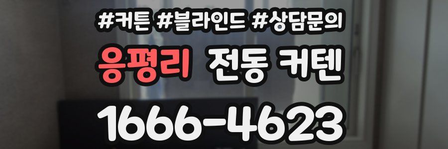 응평리 전동 커텐