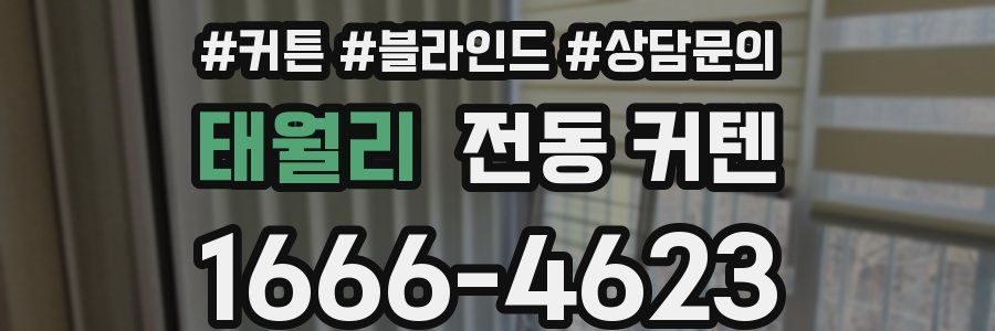 태월리 전동 커텐