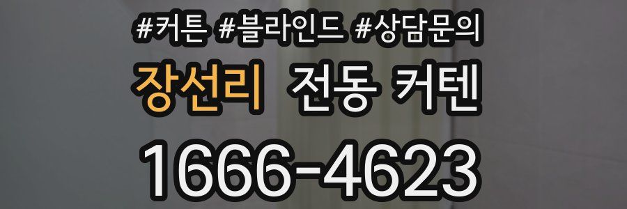 장선리 전동 커텐