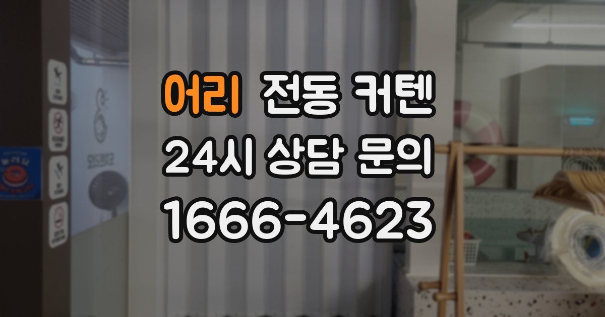 어리 전동 커텐