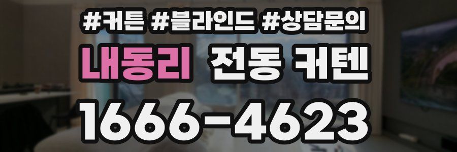 내동리 전동 커텐