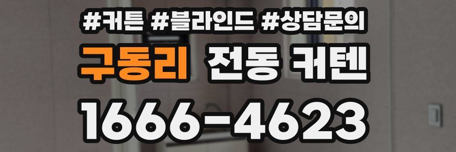 구동리 전동 커텐