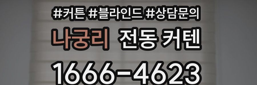 나궁리 전동 커텐
