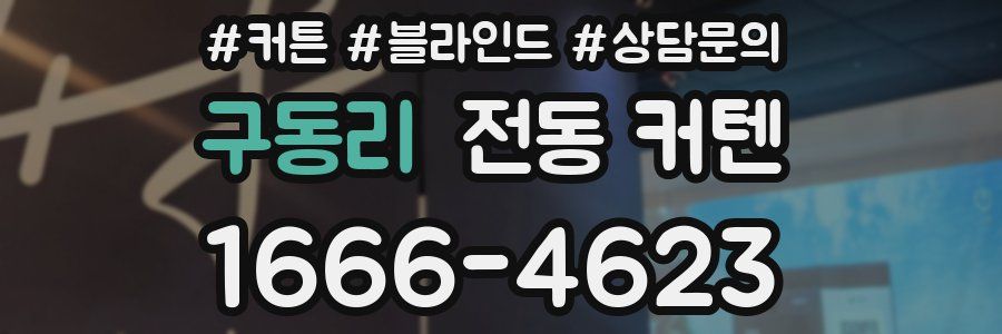 구동리 전동 커텐