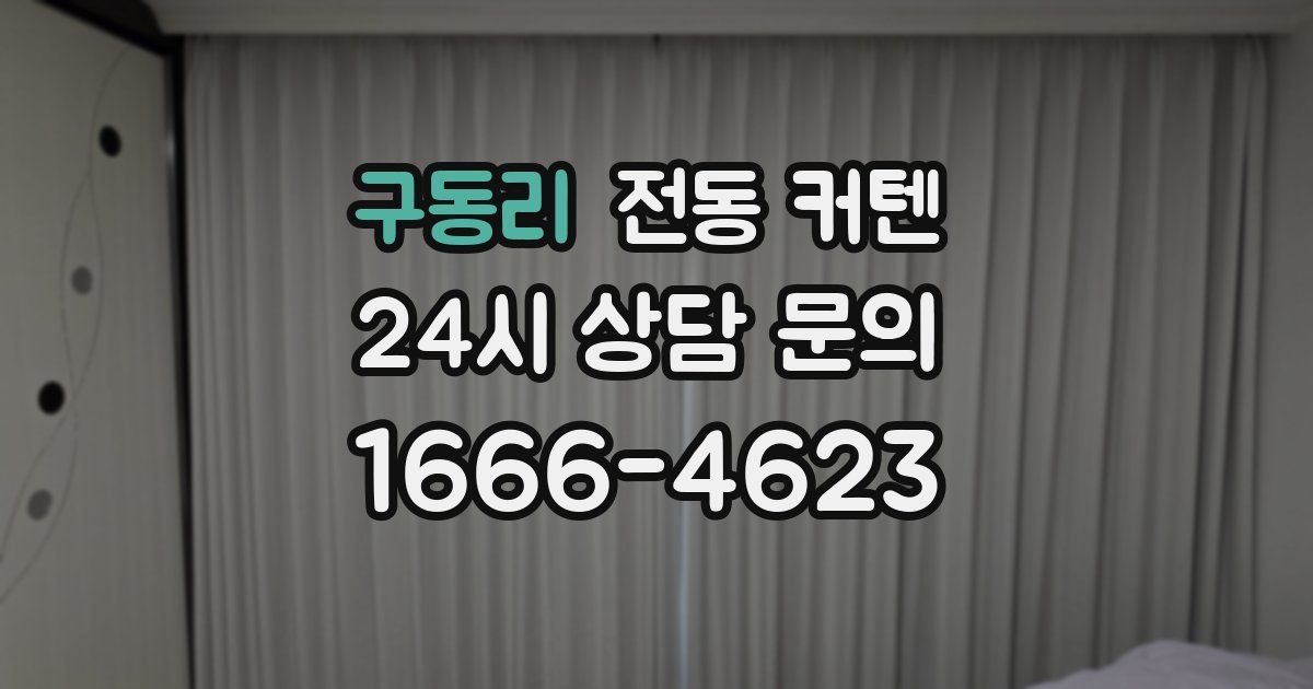 구동리 전동 커텐