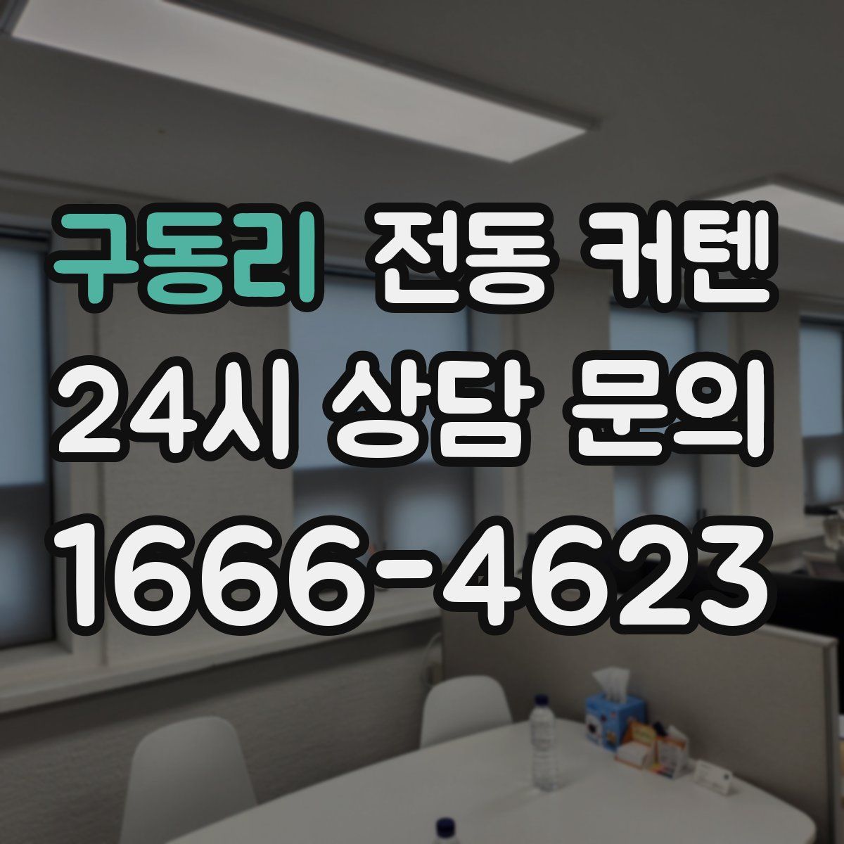 구동리 전동 커텐