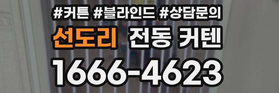 선도리 전동 커텐