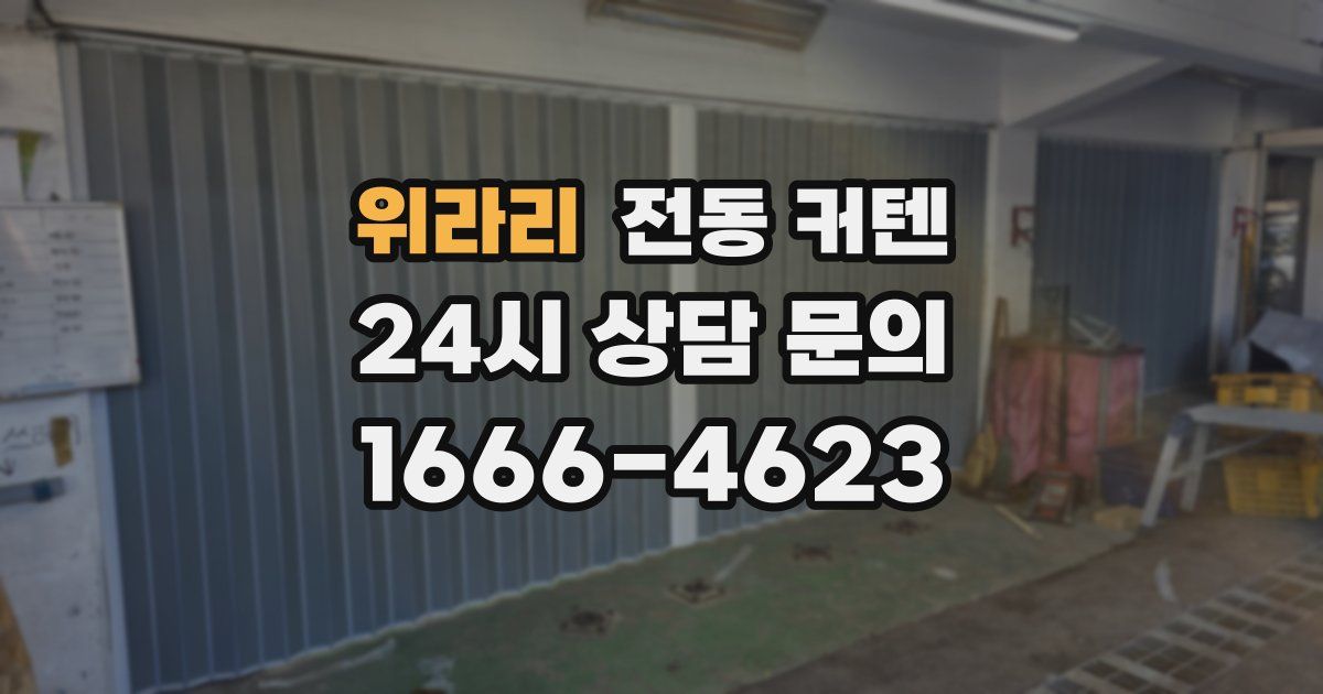위라리 전동 커텐