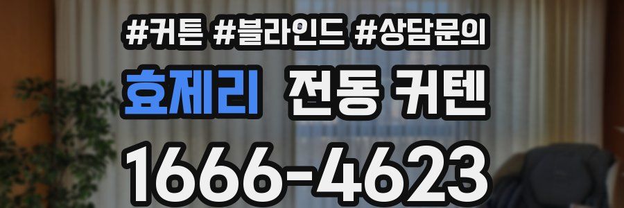 효제리 전동 커텐