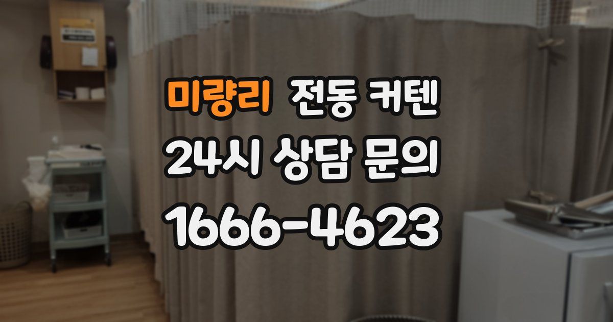 미량리 전동 커텐