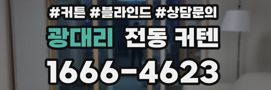 광대리 전동 커텐