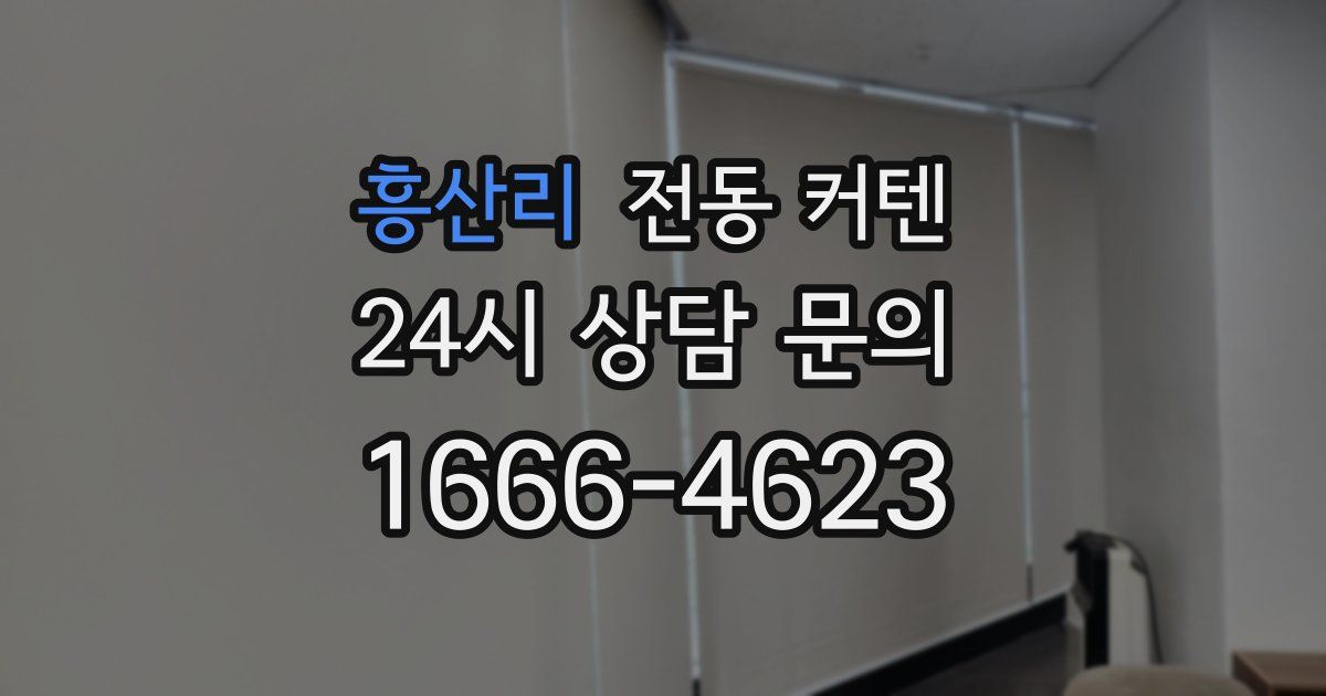 흥산리 전동 커텐