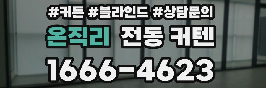 온직리 전동 커텐