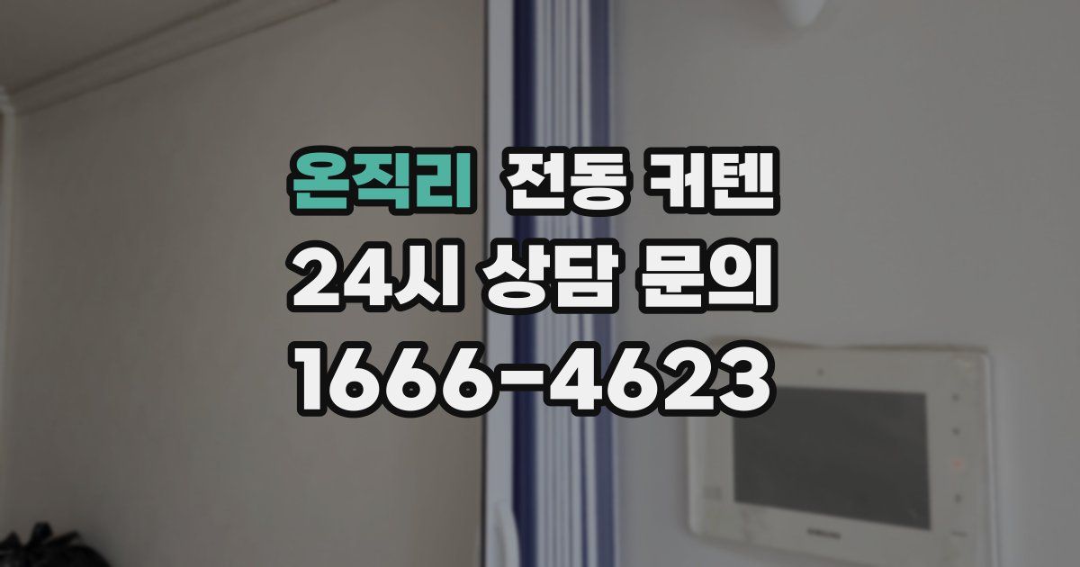 온직리 전동 커텐