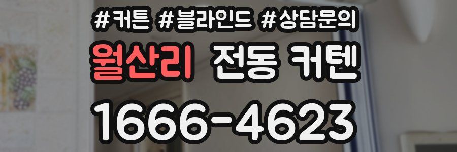 월산리 전동 커텐