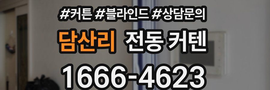 담산리 전동 커텐