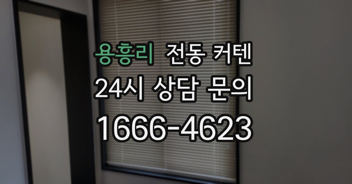 용흥리 전동 커텐