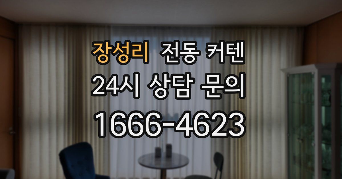장성리 전동 커텐