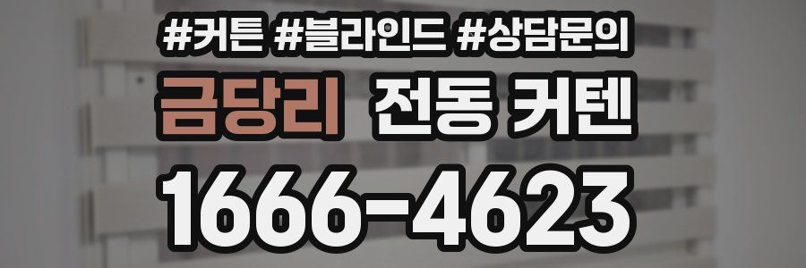 금당리 전동 커텐