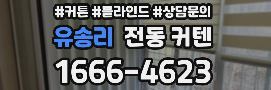 유송리 전동 커텐