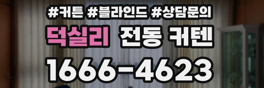 덕실리 전동 커텐