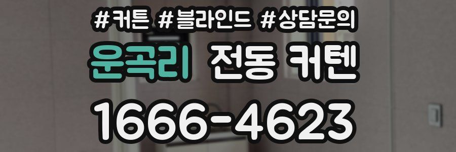 운곡리 전동 커텐