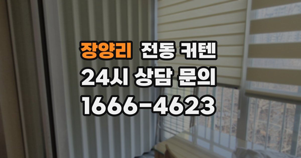 장양리 전동 커텐