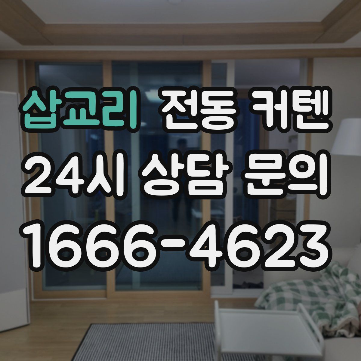 삽교리 전동 커텐