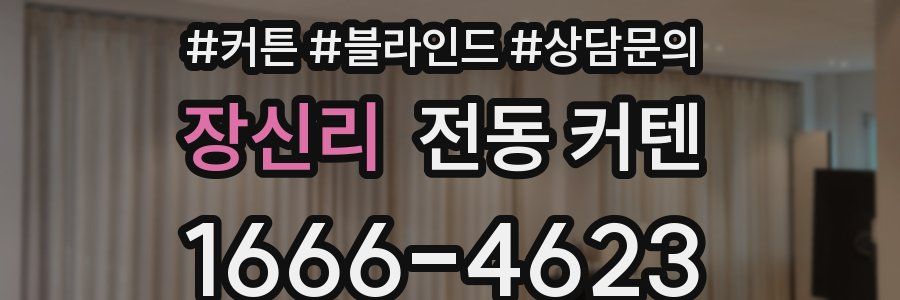 장신리 전동 커텐